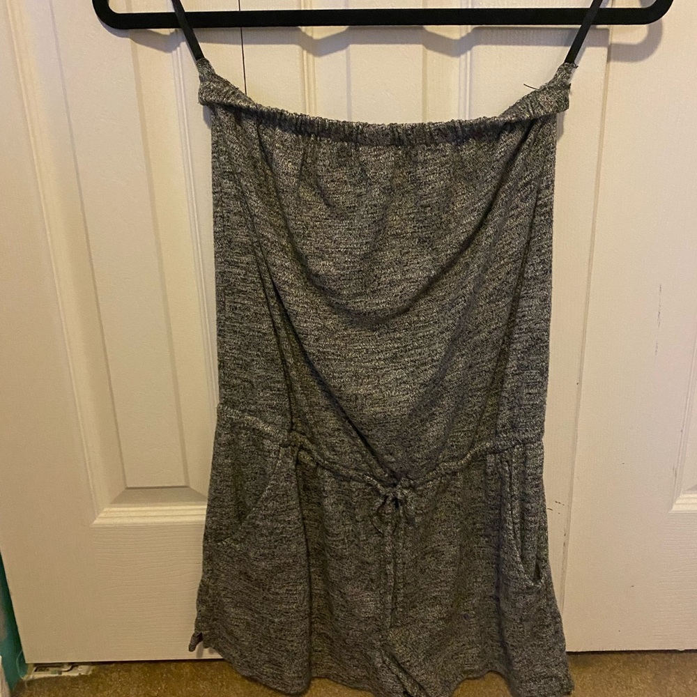 gray banana republic romper